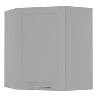 KÜCHENHÄNGESCHRANK Kvantum W10/60 Dust Grey Matt / Grau Matt 60 / 60 / 72cm - Grau, Holz/Holzwerkstoff (60/72/60cm) - Feldmann-Wohnen