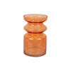 VASE Gusto Orange 15.5/15.5/25 cm - Orange, Glas (25cm) - Present Time