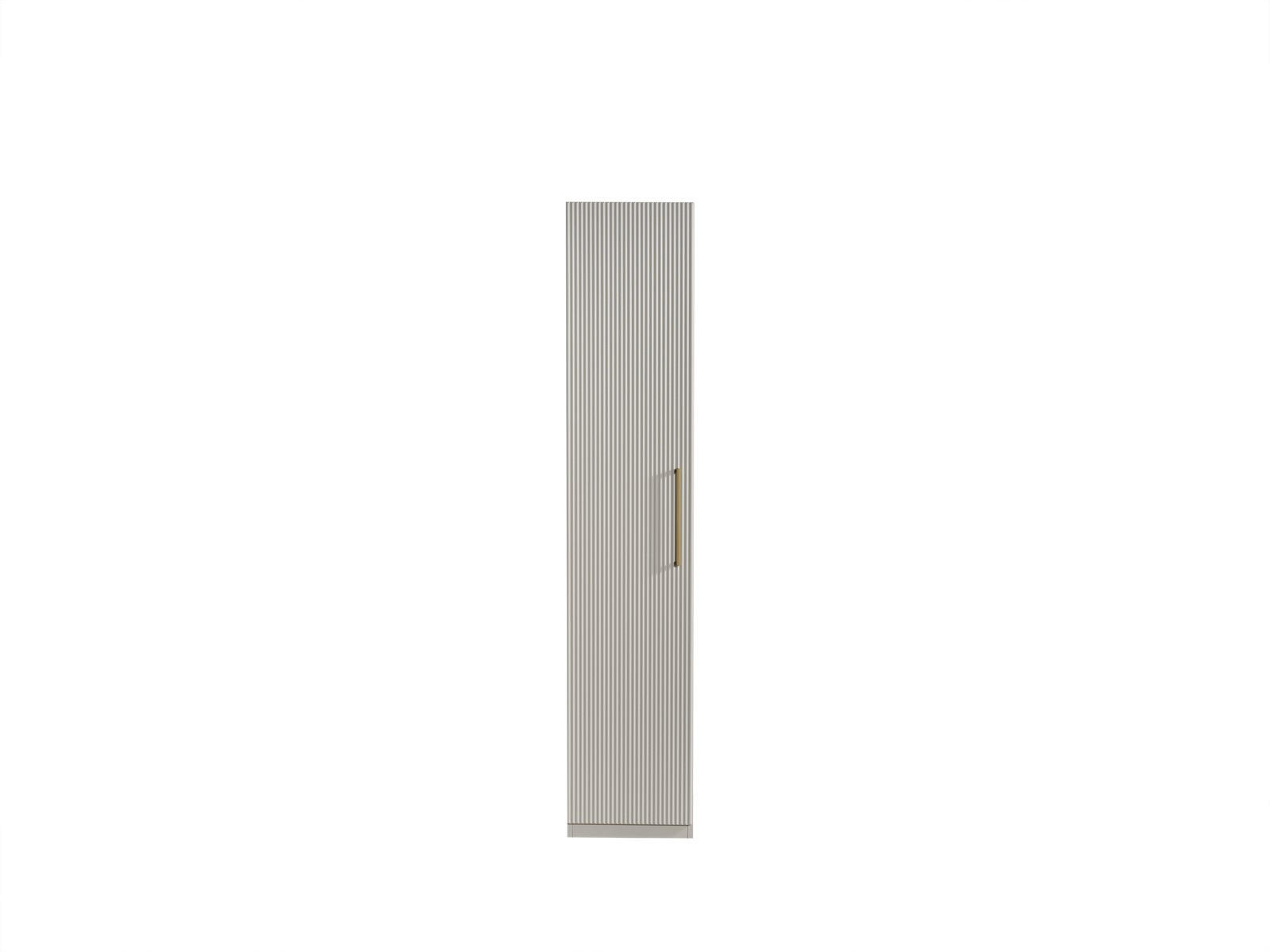 KLEIDERSCHRANK Gold Line 1 trg., Anschlag rechts - Grau, Holzwerkstoff (44/220/60cm)