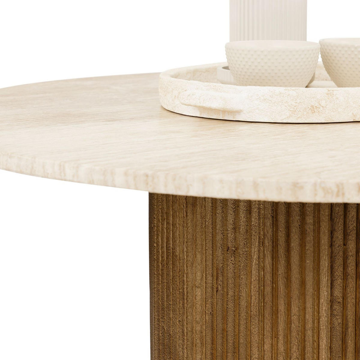 COUCHTISCH NARMADA braun - Braun, Naturmaterialien/Holz (80/80/35cm) - IDIMEX