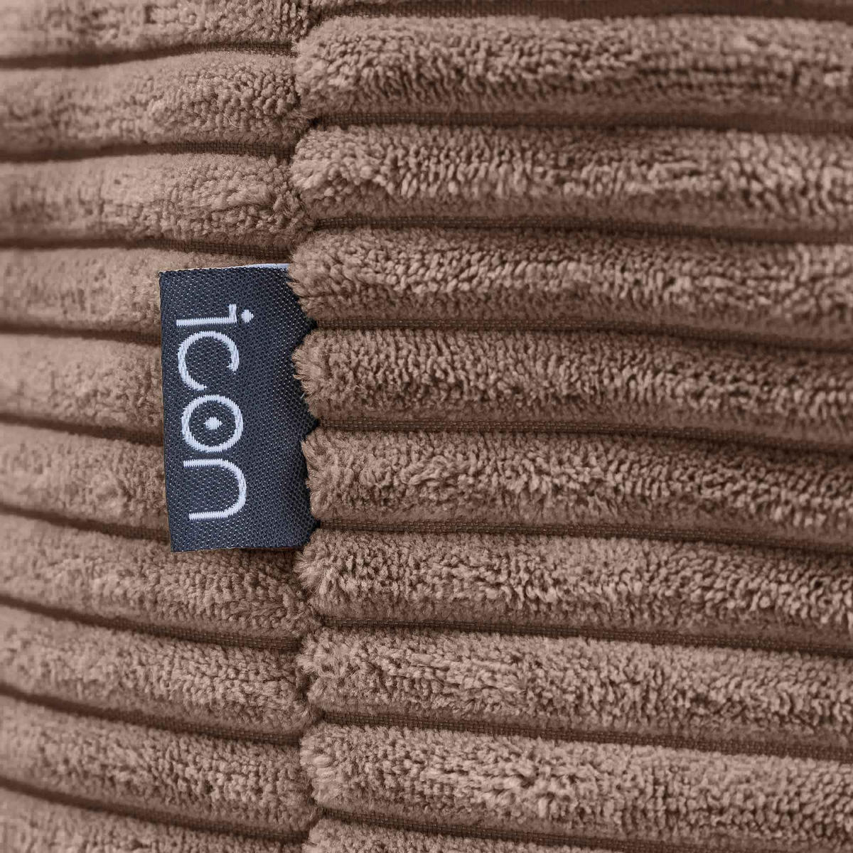SITZPOUF Rund Milano - Mokka, Textil (55/35/55cm) - icon