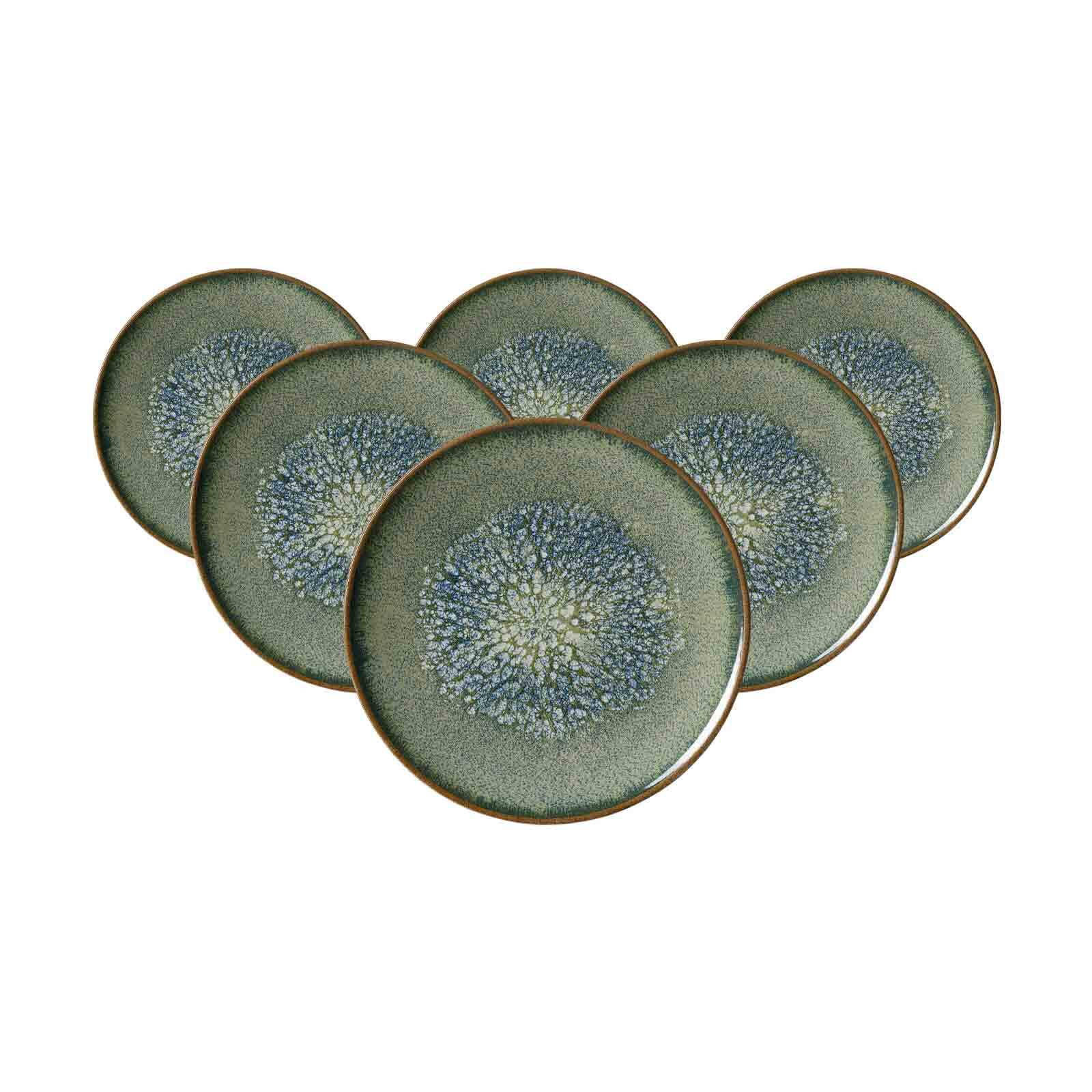 DESSERTTELLER Verde grün ø 20,5 cm 6er Set - Grün, Keramik (20.5cm) - Ritzenhoff Breker