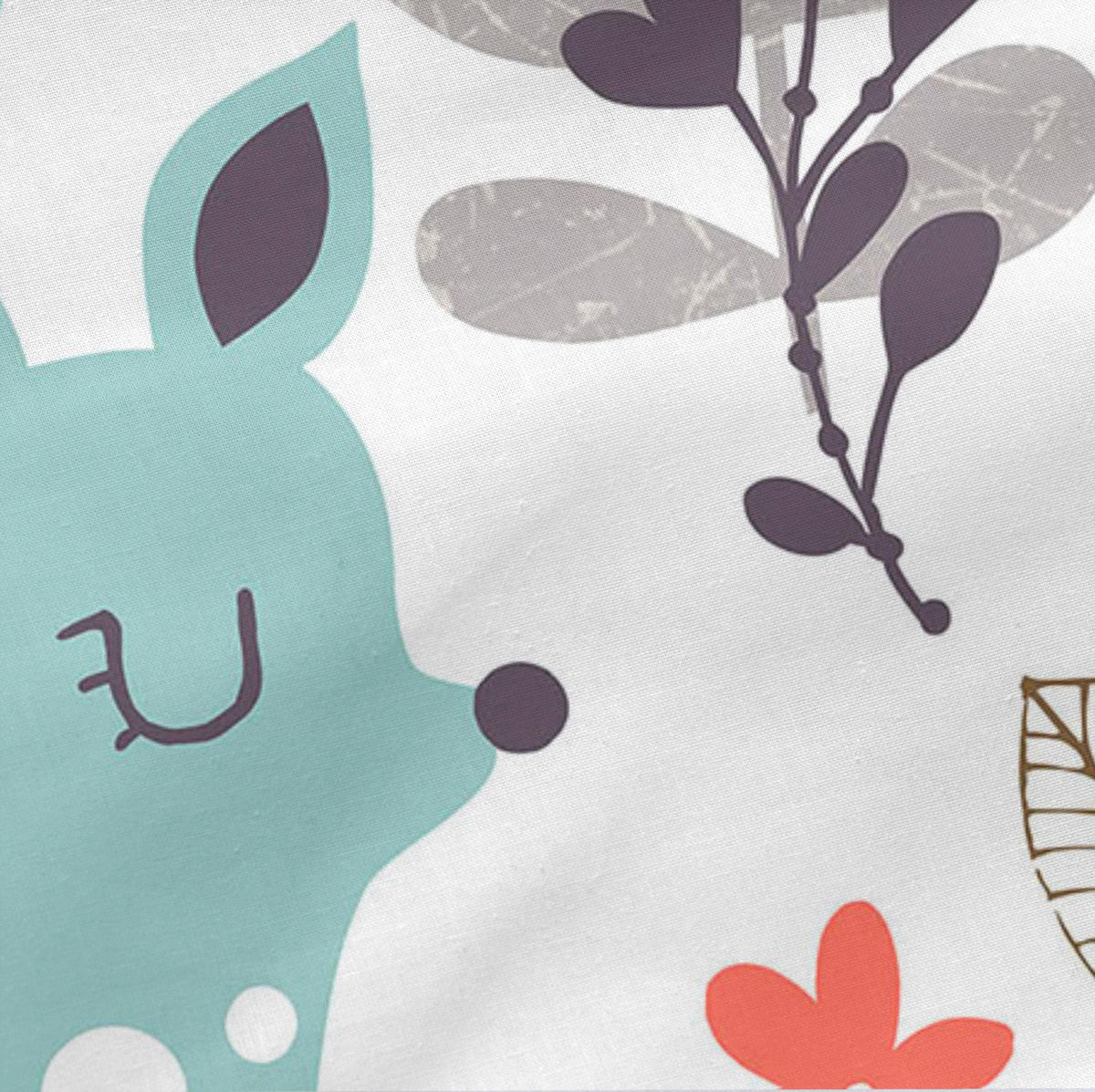 NORDIC-SACK woodland 105x200 cm ohne füllung mehrfarbig - Multicolor, Textil (105/200cm) - Happy Friday