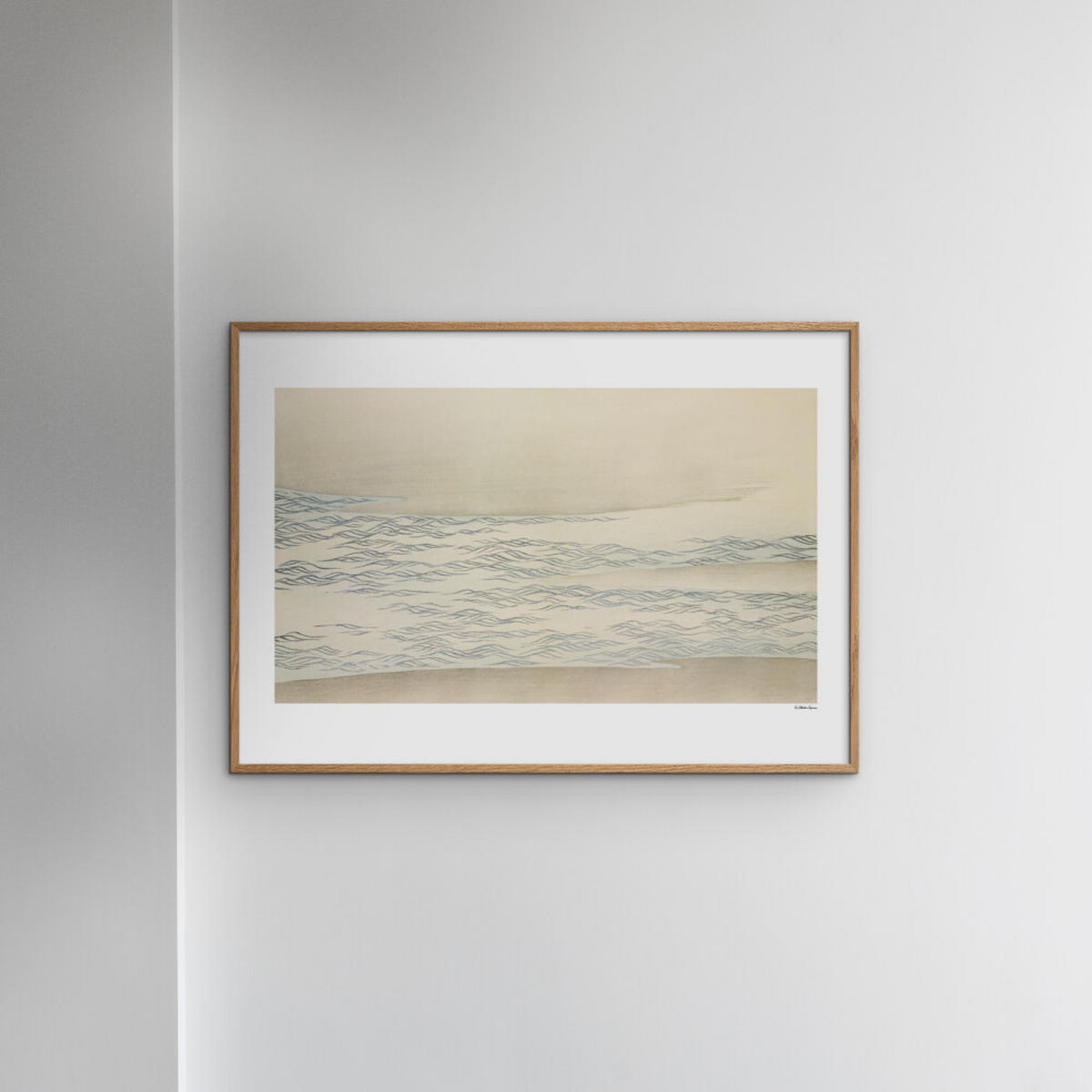 POSTER mit Rahmen Arch Atelier - La Collection Japonaise - 06 - Eichefarben/Naturfarben, Holz/Papier (30/40cm) - Poster&Frame