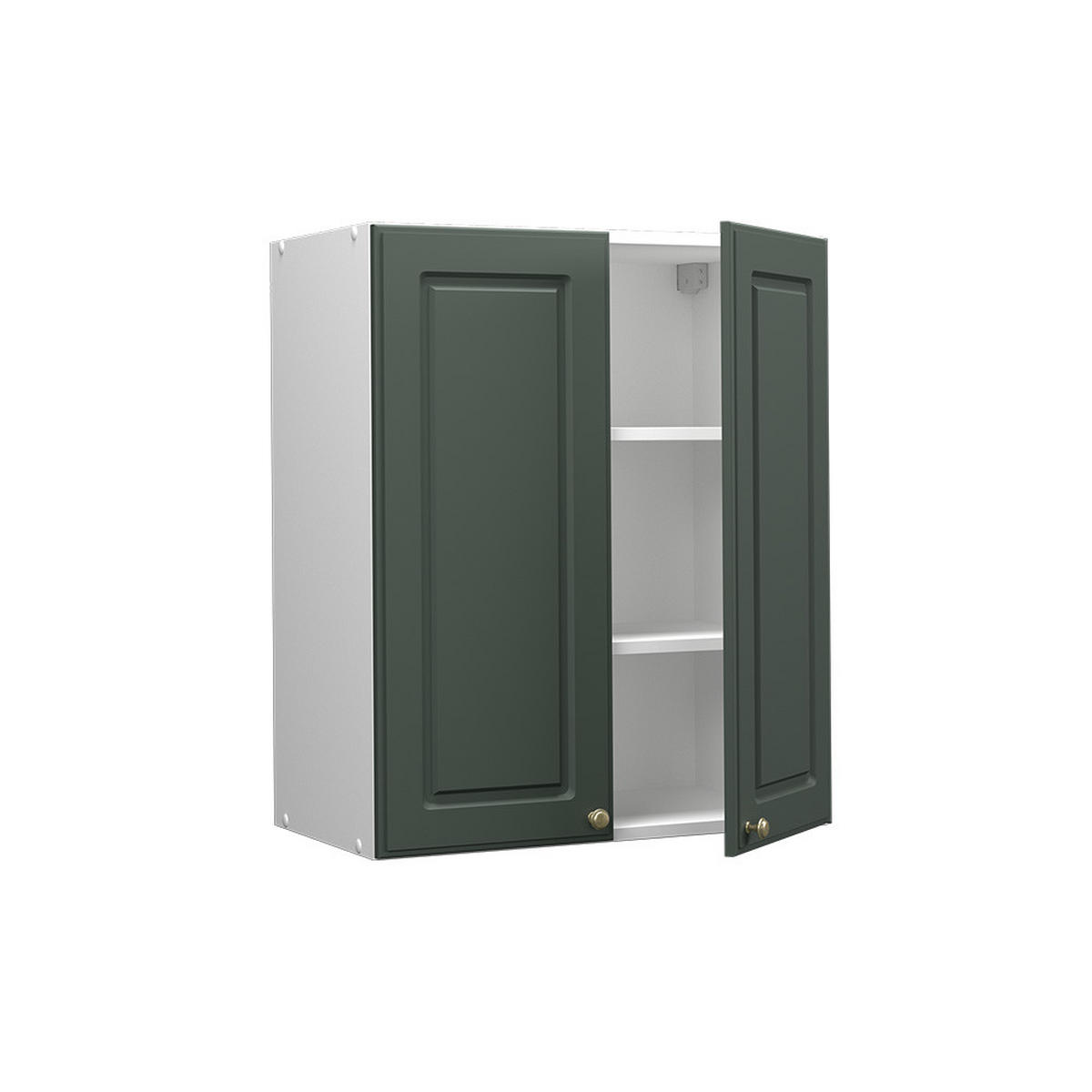HÄNGESCHRANK Fame-Line Grün-Gold Landhaus 60 cm - Weiß/Grün, Holzwerkstoff (60/72/34.1cm) - Vicco