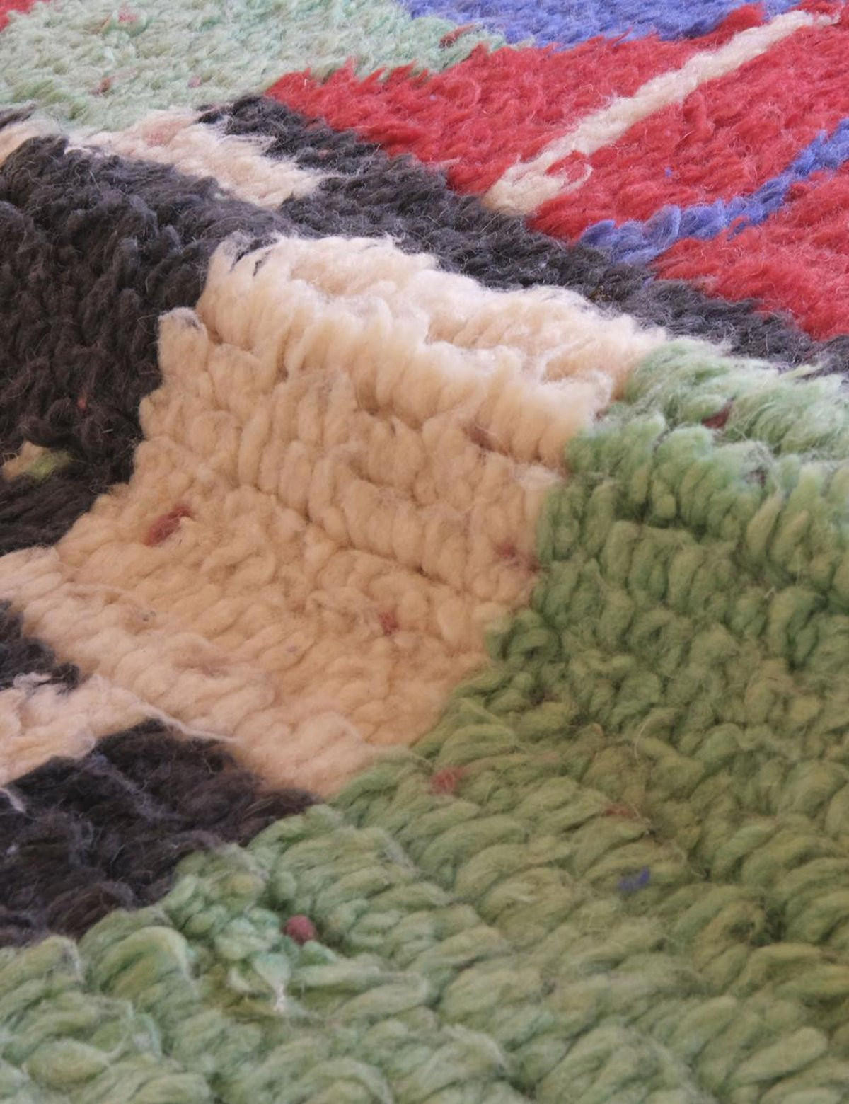 BERBERTEPPICH aus reiner Wolle 167x 278 cm - Grün, Naturmaterialien (167/278cm) - AFK Living