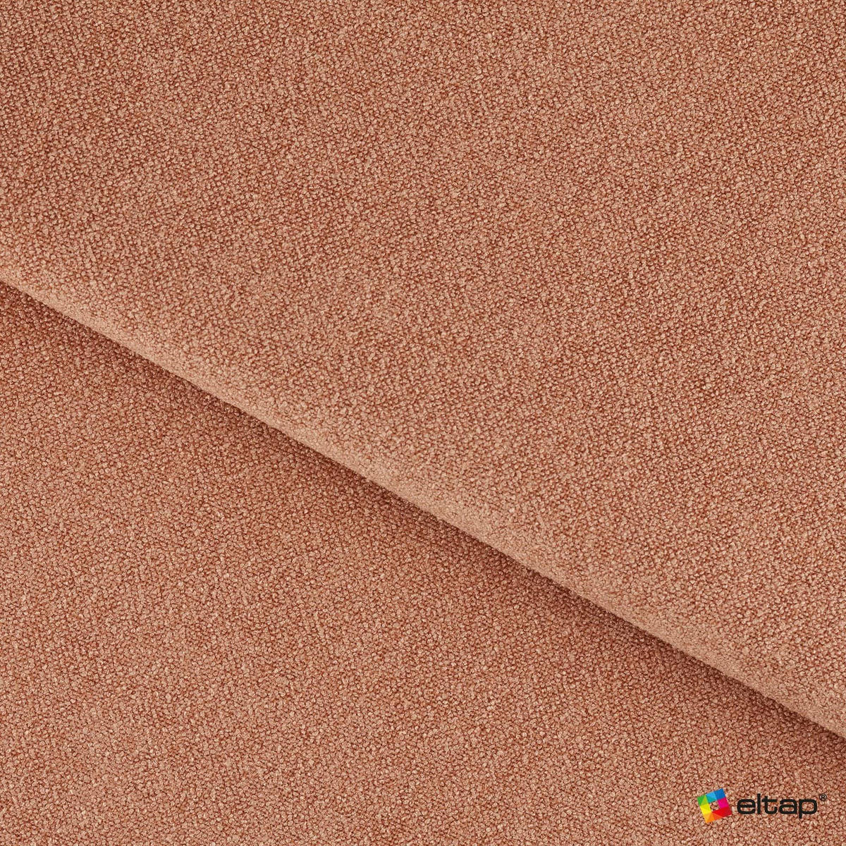 ECKSOFA mit elektrischem Sitzvorschub, Bettkasten und verstellbare Kopflehnen - Kupferfarben, Naturmaterialien/Textil (208/258cm) - Eltap