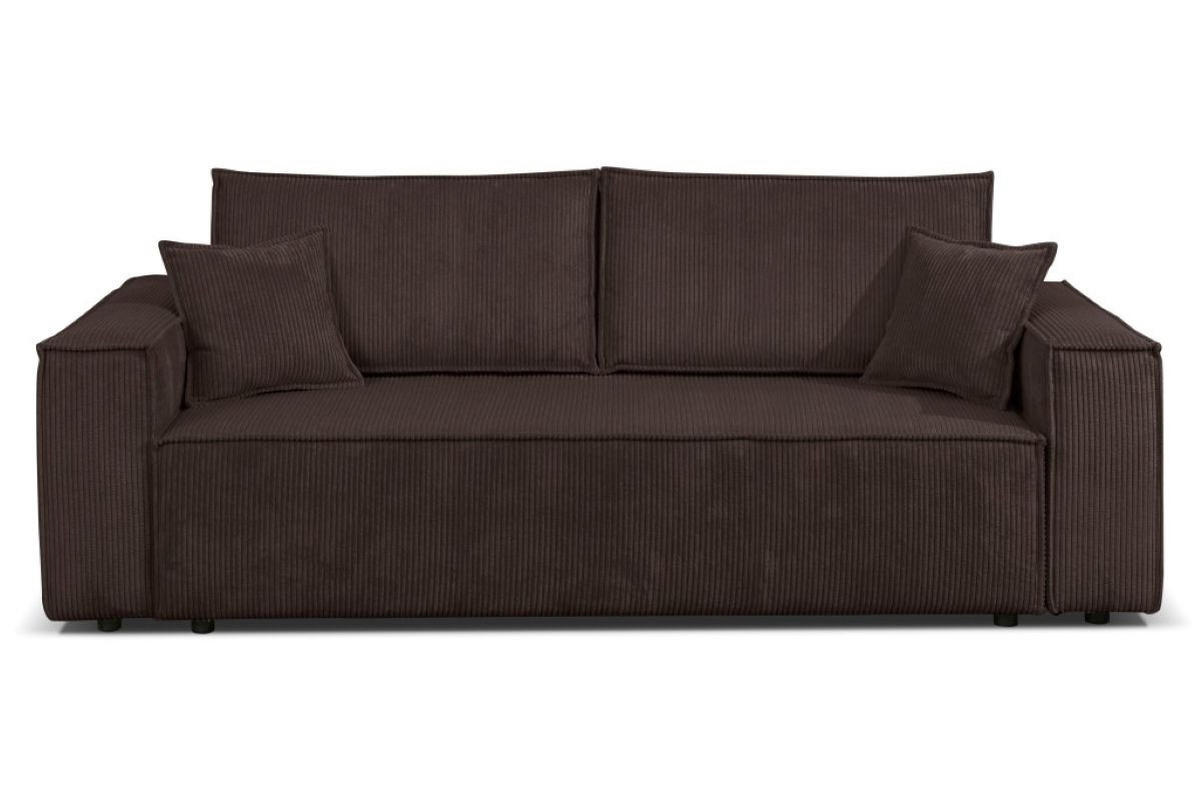 SOFA Passio III 250 x 105 cm, mit Schlaffunktion und Bettkasten, braun - Braun, Kunststoff (250/98/105cm) - Margaret Hadas24
