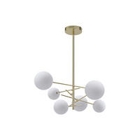 DECKENLEUCHTE - 72 cm x 72 cm - metall - goldfarben Nakina - Goldfarben, Metall (72/72/116cm) - Vente-Unique