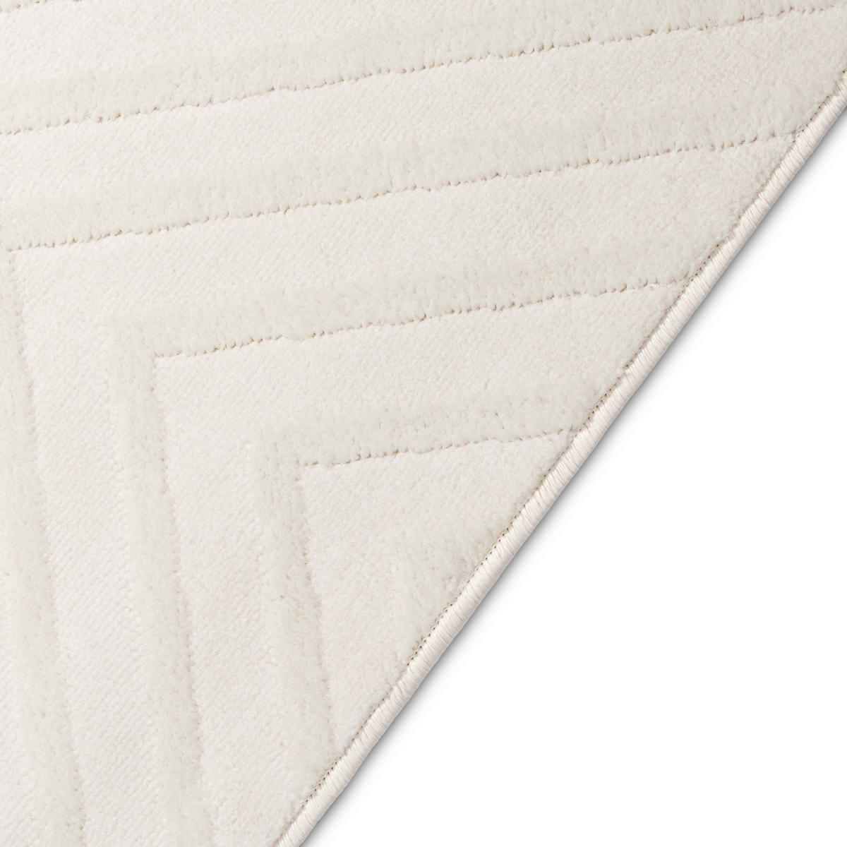 TEPPICH HYGGE Cremeweiß Quadrat 200/200 cm - Creme, Textil (200/200cm) - Tapiso