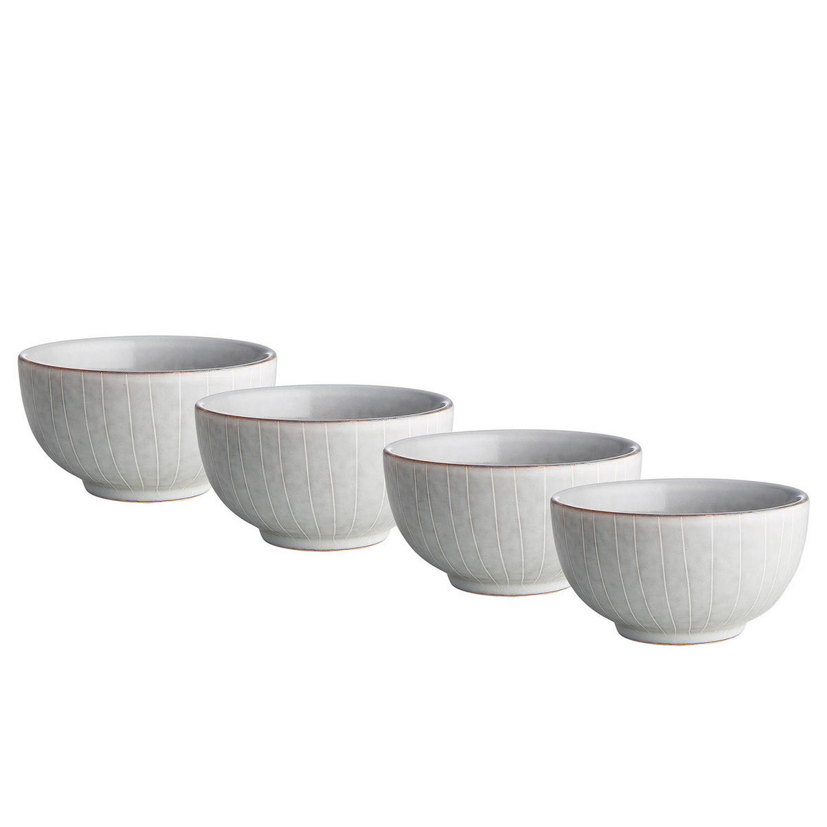 DIPSCHALEN 4er-Set Henley 200 ml - Grau, Keramik (11/11/6cm) - Butlers