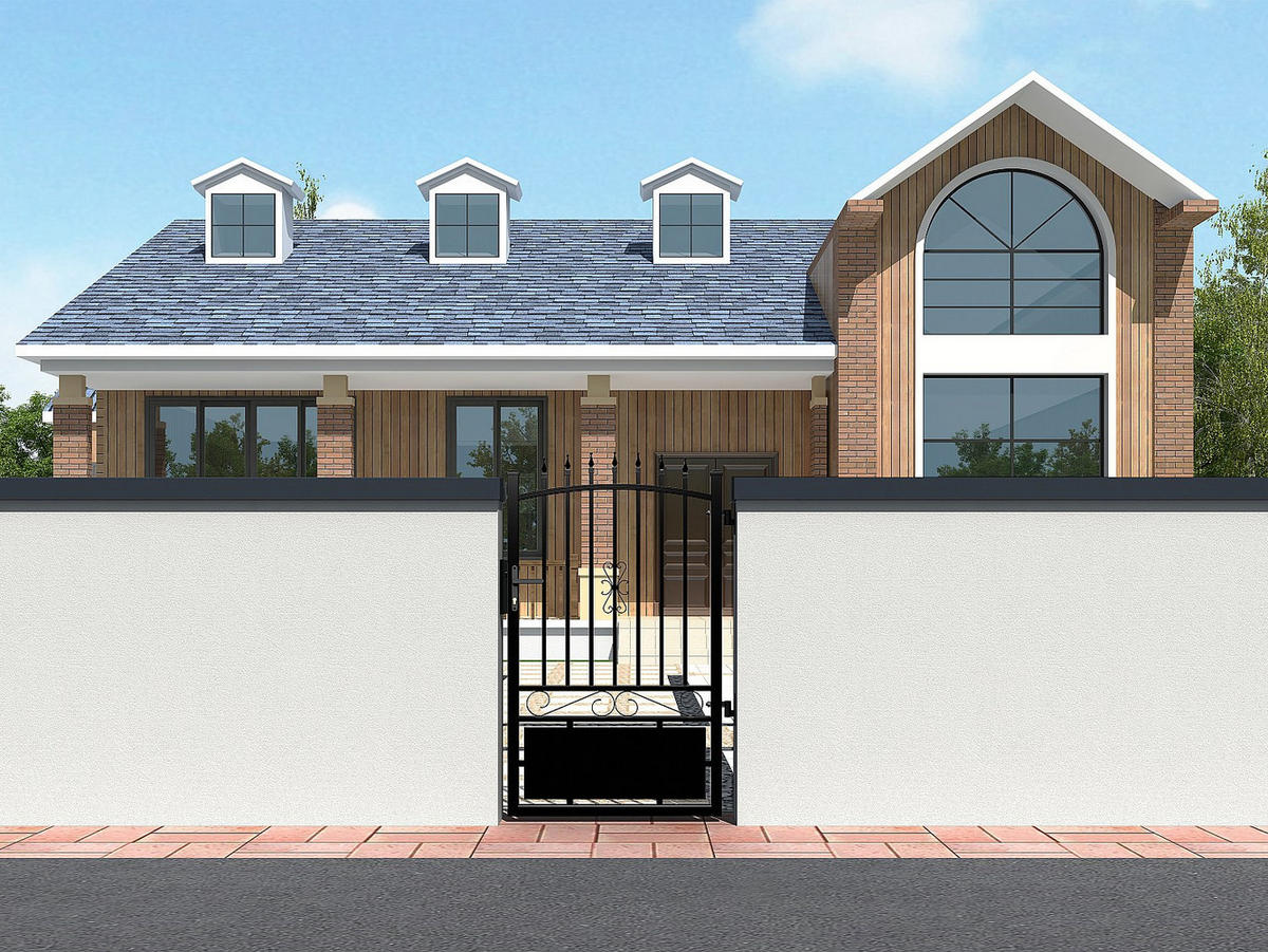 EINGANGSTOR - 100cm x 5cm - Aluminium - schwarz - NERBIS - Schwarz, Metall (100/160cm) - Vente-Unique