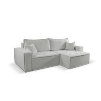 ECKSOFA Bohoo Mit Schlaffunktion Dunkelbeige Rechts - Cappuccino, Holz (248/140cm) - Kaiser Möbel