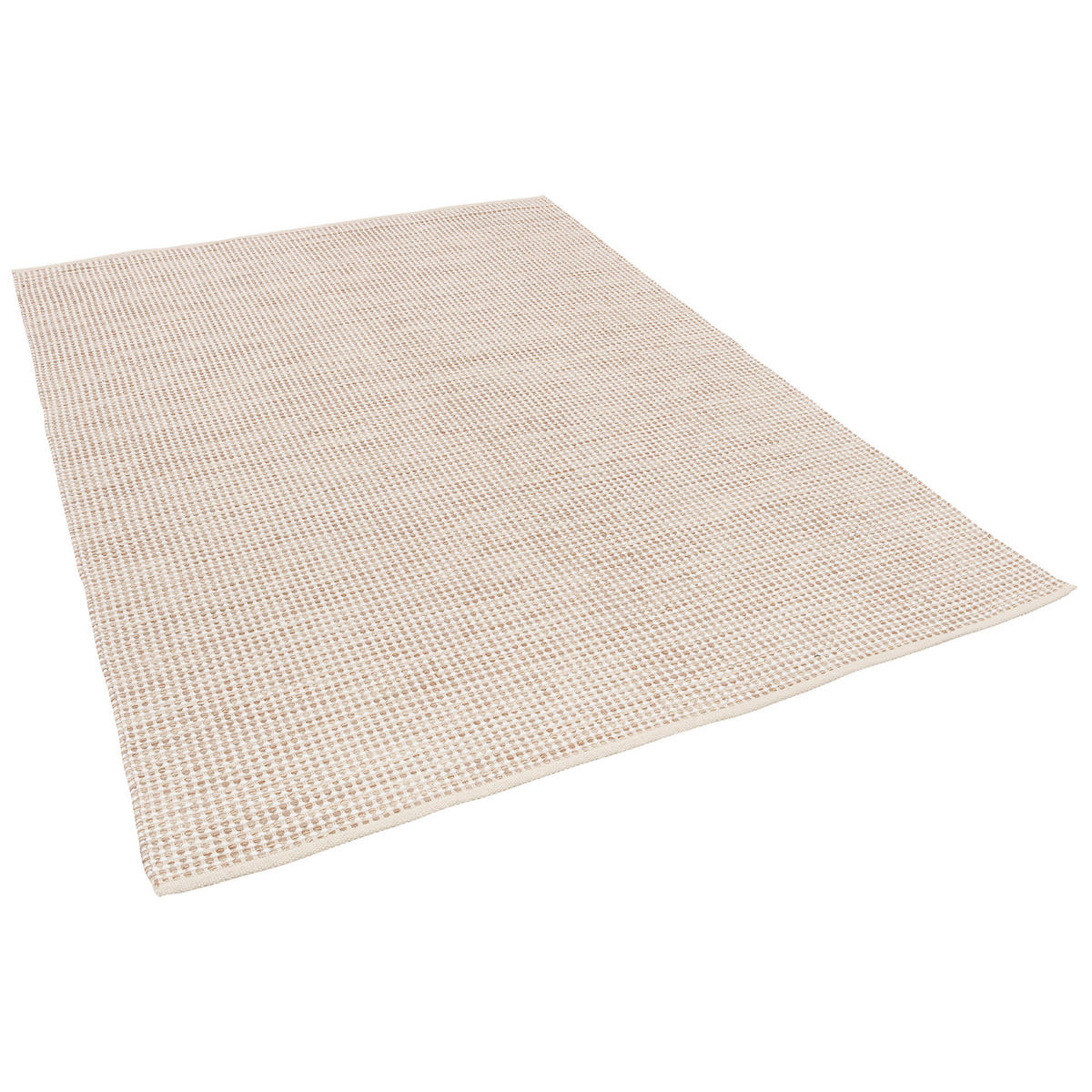 BAUMWOLLE NATUR KELIM TEPPICH SANDY MODERN - Beige, Textil (60/90cm) - Pergamon