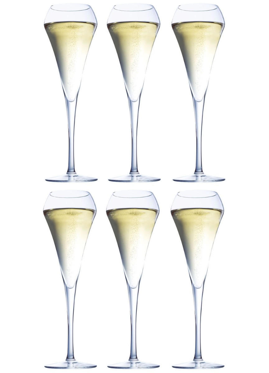 CHAMPAGNERGLAS Champagnergläser Open Up 200 ml - 6 Stücke - Transparent, Glas (0.2L)