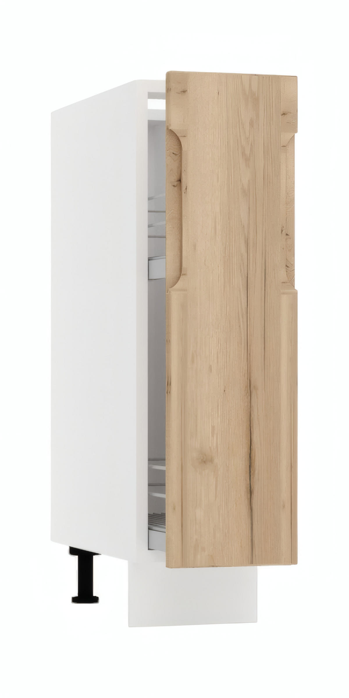 WINKELKÜCHE KS12-G290 - Zivora - Modern & funktional - Eichefarben/Weiß, Holz/Metall (290/213.3/170cm) - ROYAL24_MARKT