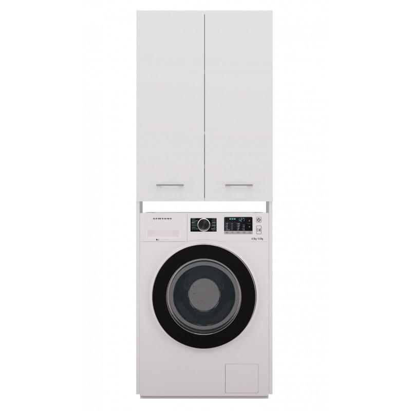 WASCHMASCHINENUMBAUSCHRANK Weiß 64/180/30 - Weiß, Holzwerkstoff (64/180/30cm) - RAUMHIRSCH FURNITURE