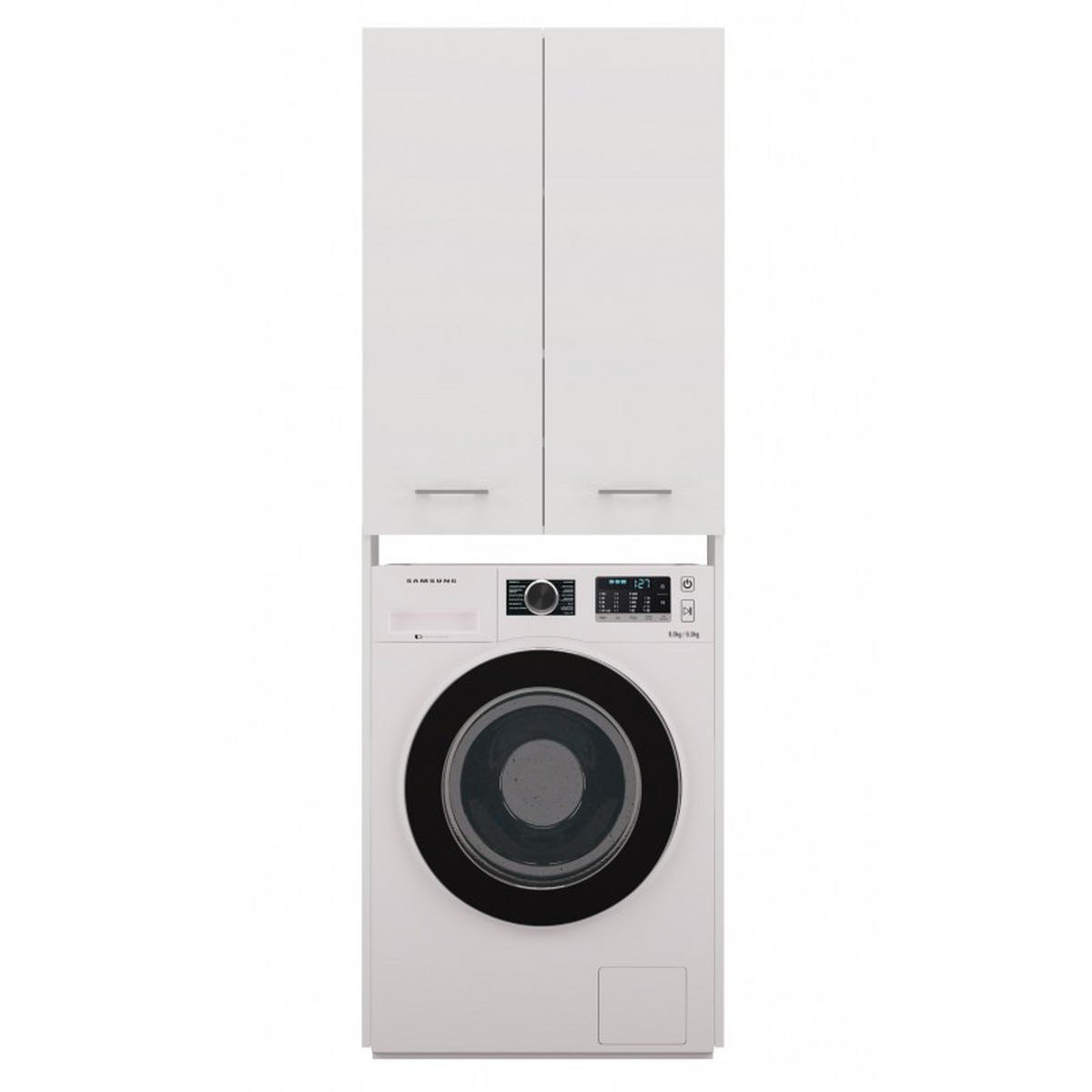 WASCHMASCHINENUMBAUSCHRANK Weiß 64/180/30 - Weiß, Holzwerkstoff (64/180/30cm) - RAUMHIRSCH FURNITURE