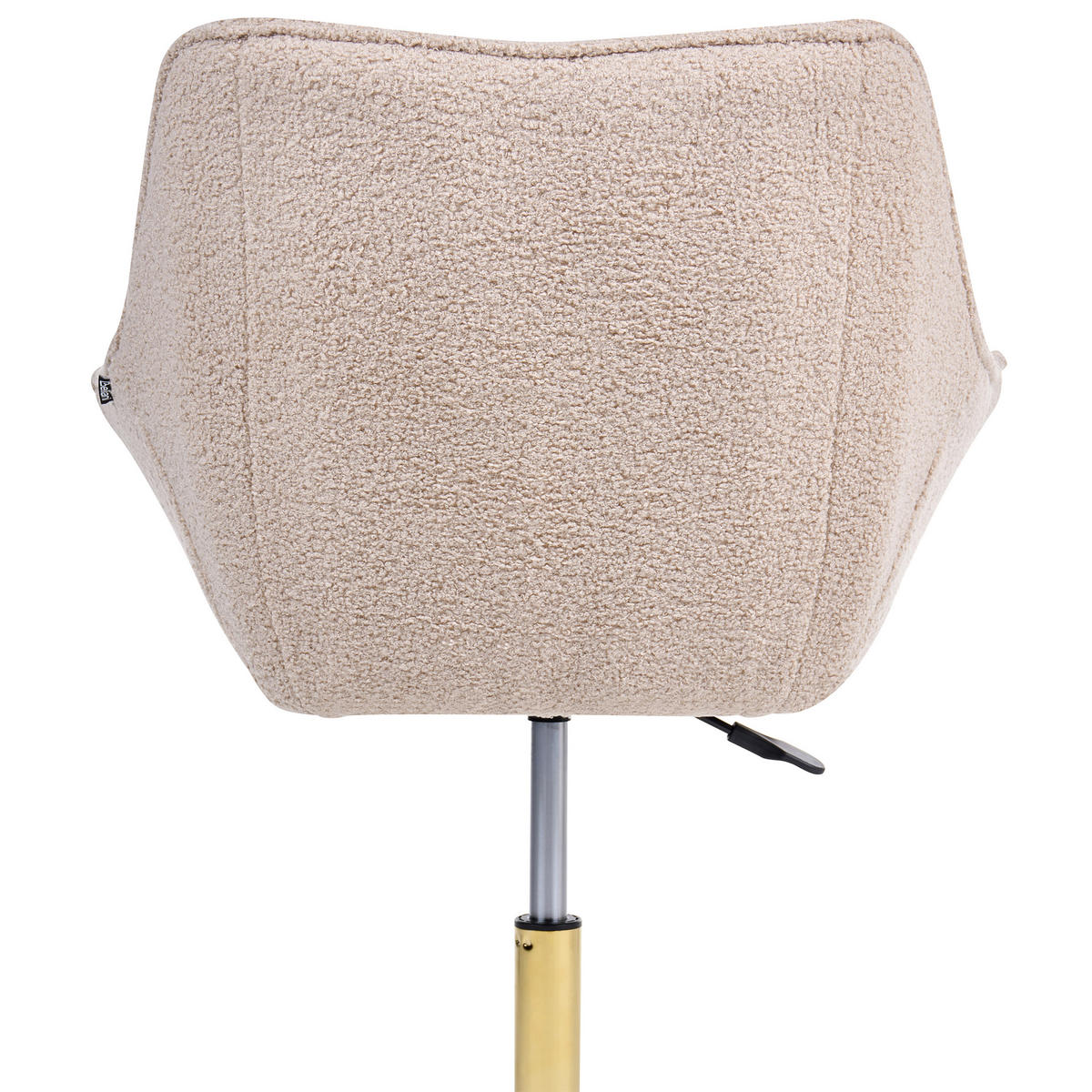 KANCELÁŘSKÁ ŽIDLE Bouclé Béžová Ardelle - béžová, textil (68/82/60cm) - Beliani