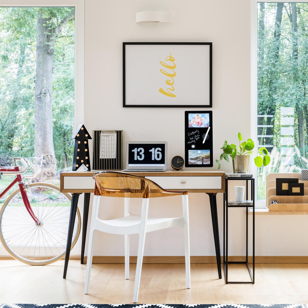 MAGNETTAFEL - Schwarz, Glas/Metall (40/20/0.4cm) - Relaxdays