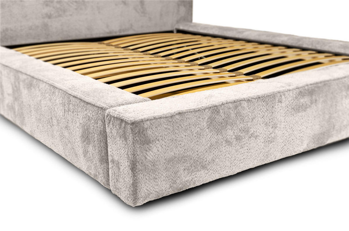 POLSTERBETT aus Polstermaterial Polopos 140x200 cm, Creme - Creme, Textil (140/200cm) - Meblito