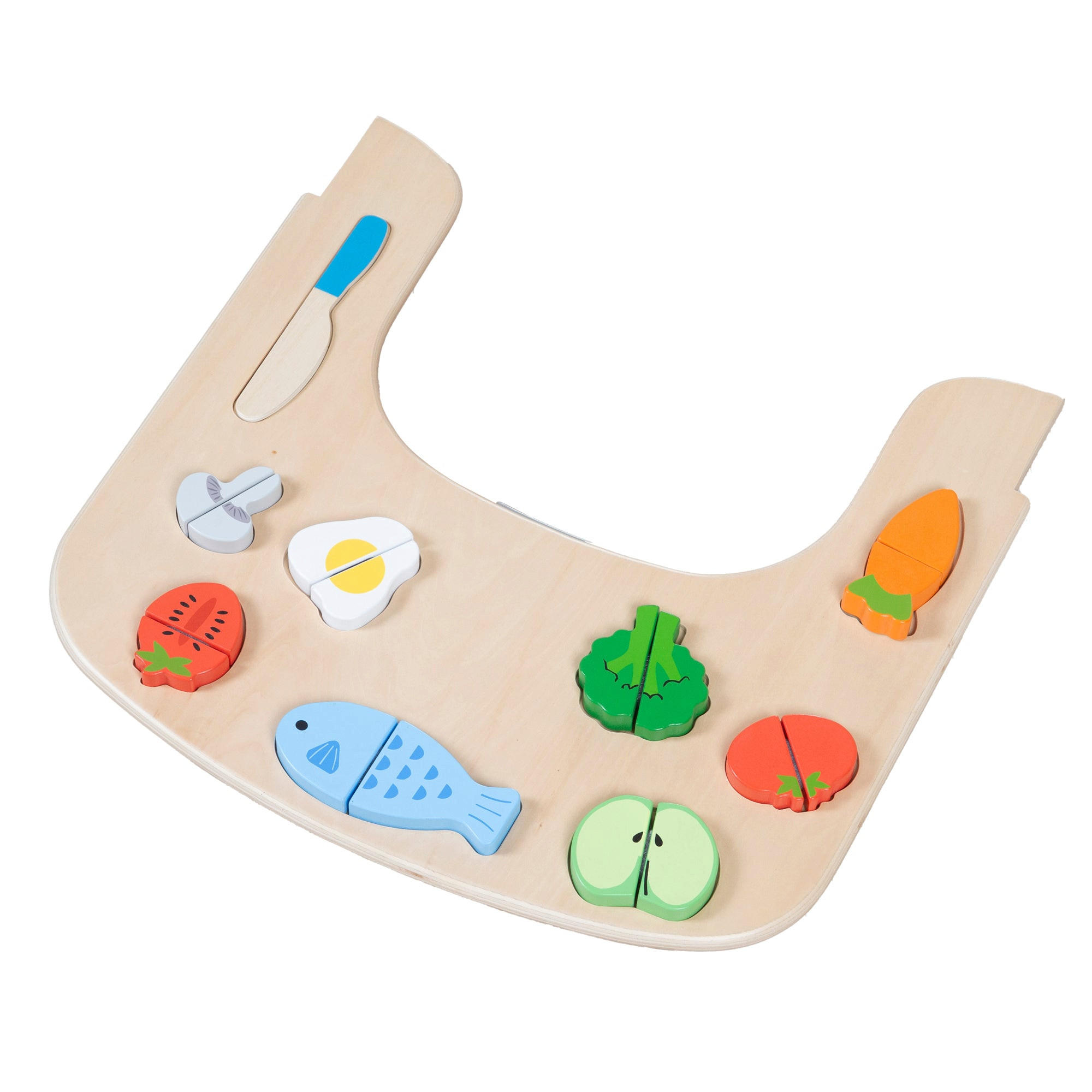 ESSBRETT mit Spielelementen - Sit Up Flex - Naturfarben, Holzwerkstoff (42/2/40cm) - Roba