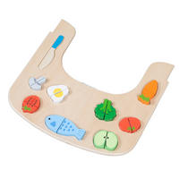 ESSBRETT mit Spielelementen - Sit Up Flex - Naturfarben, Holzwerkstoff (42/2/40cm) - Roba