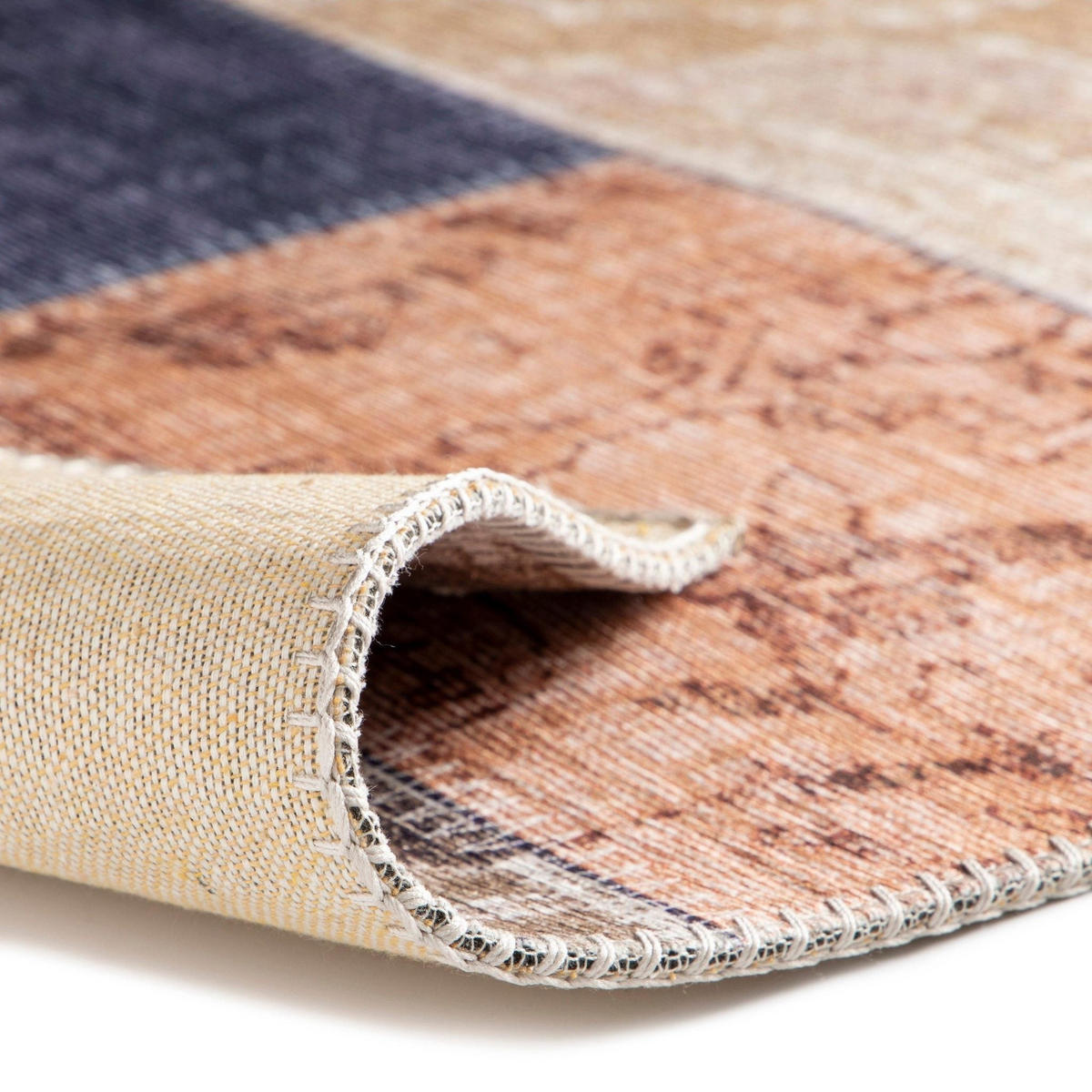 TEPPICH mit englischer Nahtverarbeitung mehrfarbig - Multicolor, Textil (120/170cm) - AFK Living