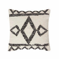 KELIM-KISSEN Koba 45/45 cm - Schwarz, Textil (45/45cm) - Homescapes