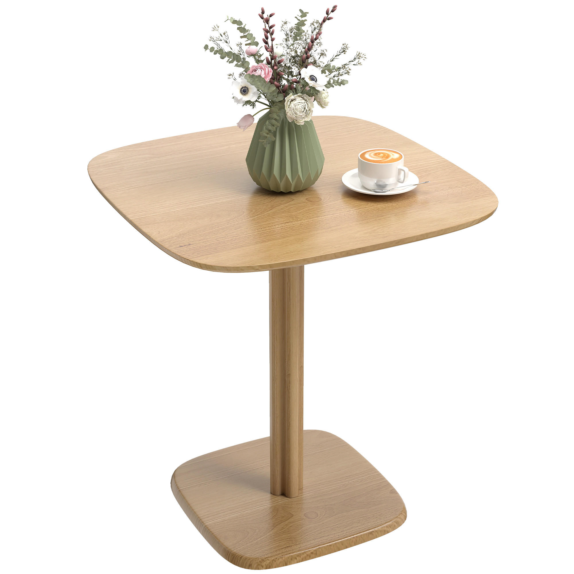 ESSTISCH Naturholz 1 Stück - Beige, Holz (70/70/75cm) - GiPP