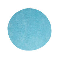 SHAGGY-TEPPICH Demre 140/140 cm - Blau, Kunststoff (140/140cm) - Beliani