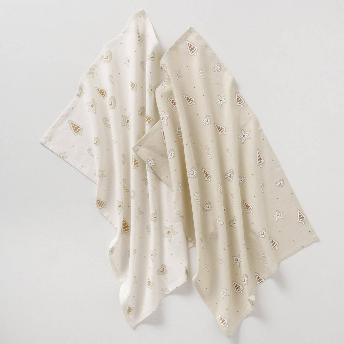 KÜCHENTÜCHER Bakery 50/70 cm, 2er-Set - Multicolor, Naturmaterialien (50/70cm) - Boltze Home
