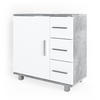 WASCHBECKENUNTERSCHRANK Ilias Beton 60 x 60 cm - Schieferfarben, Holzwerkstoff (60/60.8/33cm) - Vicco