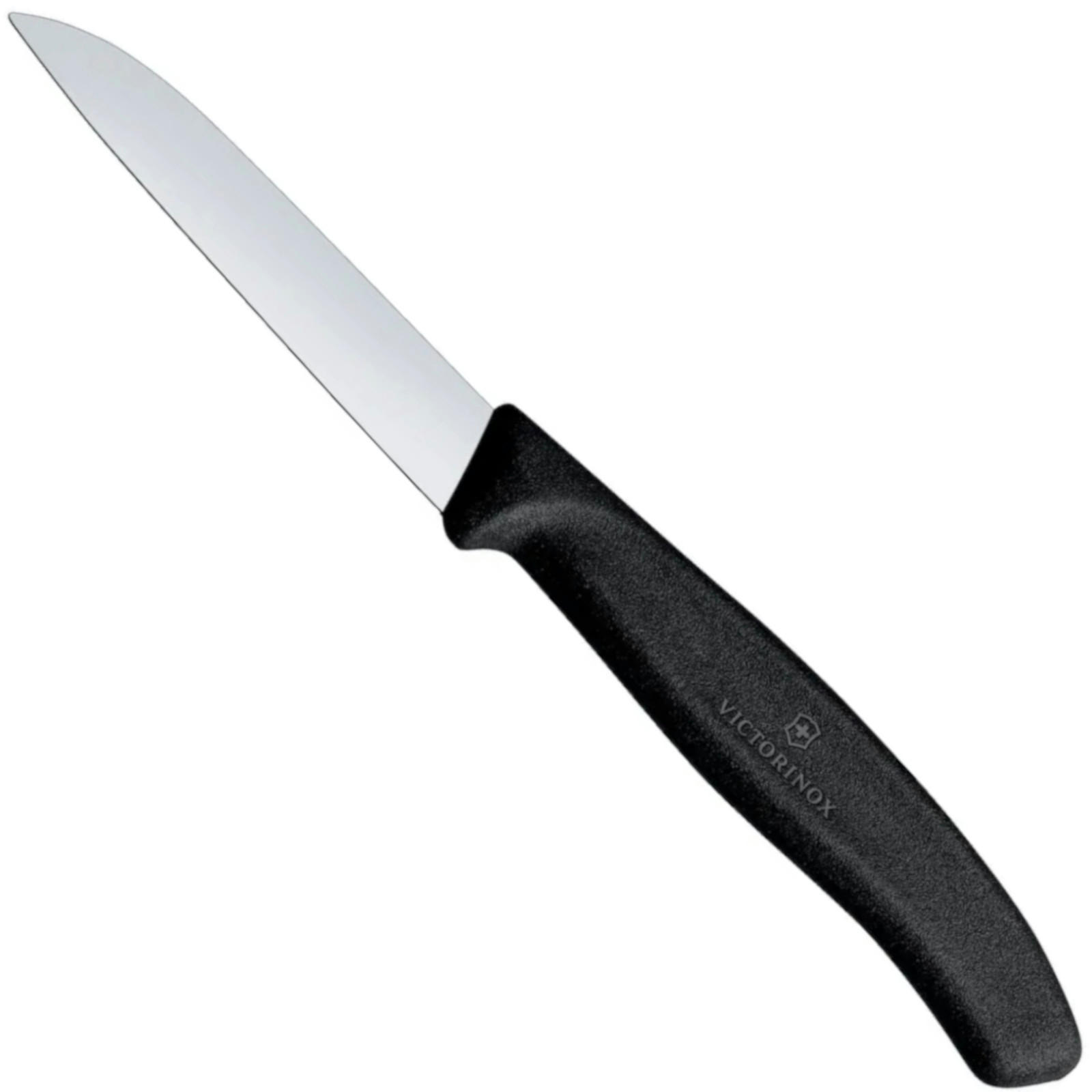 SCHÄLMESSER Swiss Classic - Schwarz - Gerade - 8 cm - Schwarz, Metall (19cm) - Victorinox