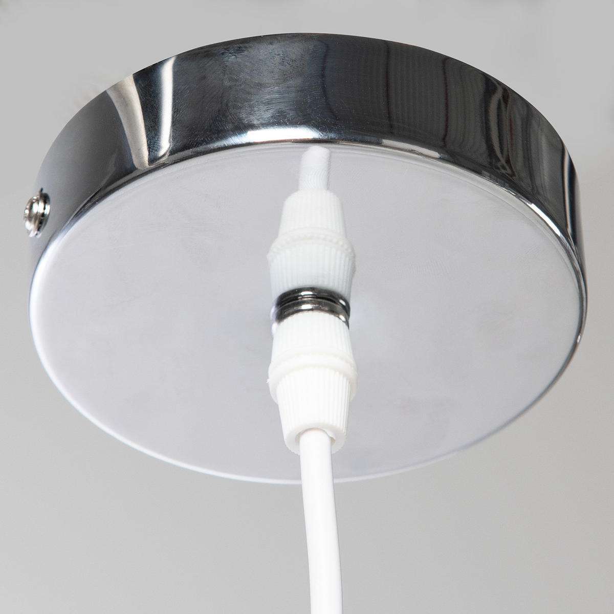 PENDELLEUCHTE - Federn, 1-flammig - Weiß, Naturmaterialien (45/45/145cm) - home24