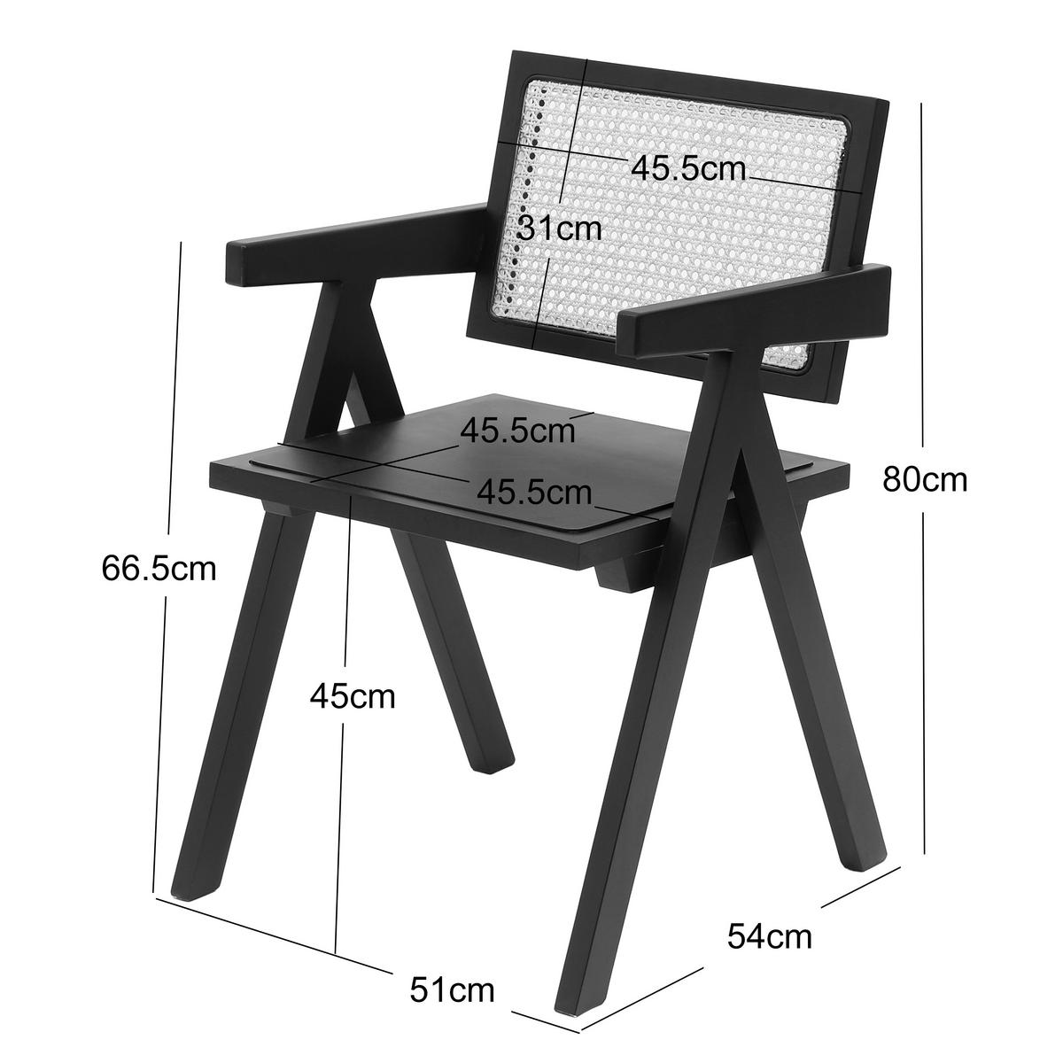 STUHL 1er-Set Holz Braun - Braun, Holz (51/80/54cm) - Nordlys