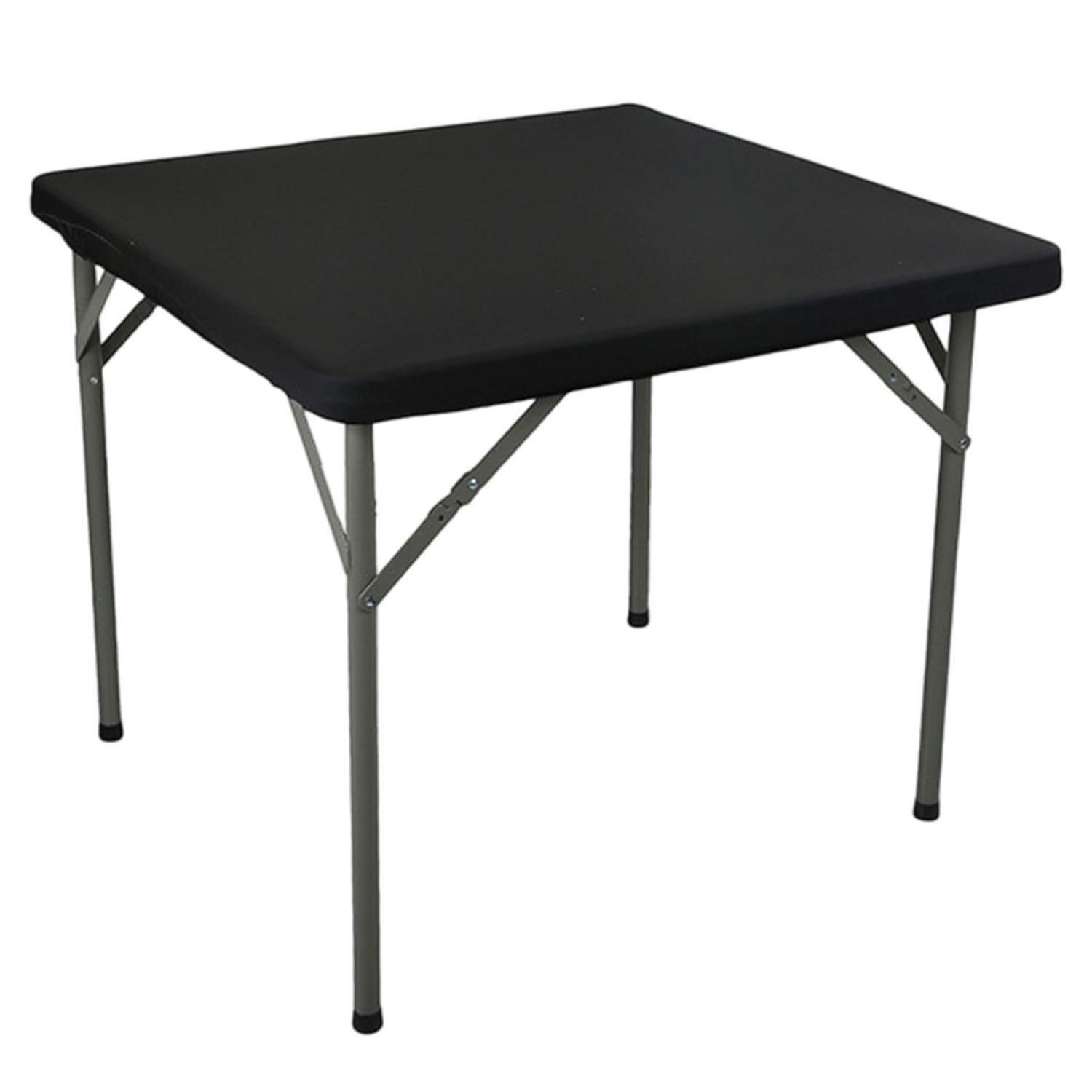 XXXLutz Tischabdeckung Schwarz 86x1.5x86 cm