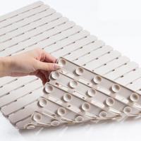 DUSCHMATTE – 40 x 70 cm – Khaki – Rutschfest - Cappuccino, Kunststoff (40/6cm)