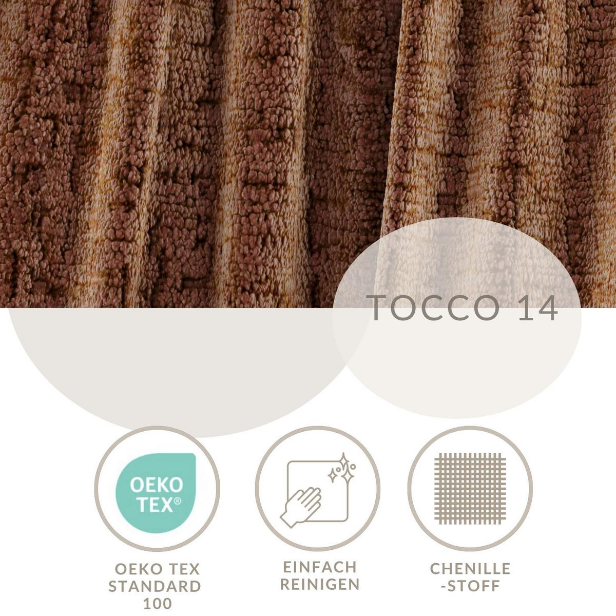 BOXBETT Estelle Kupferfarbe 160/200 cm im Chenille-Stoff - Schwarz/Kupferfarben, Holz/Holzwerkstoff (160/200cm) - Maison de Reve