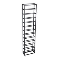 WEINREGAL Kentyn Schwarz 35/15/155cm - Schwarz, Metall (15/155/35cm) - PTMD Collection
