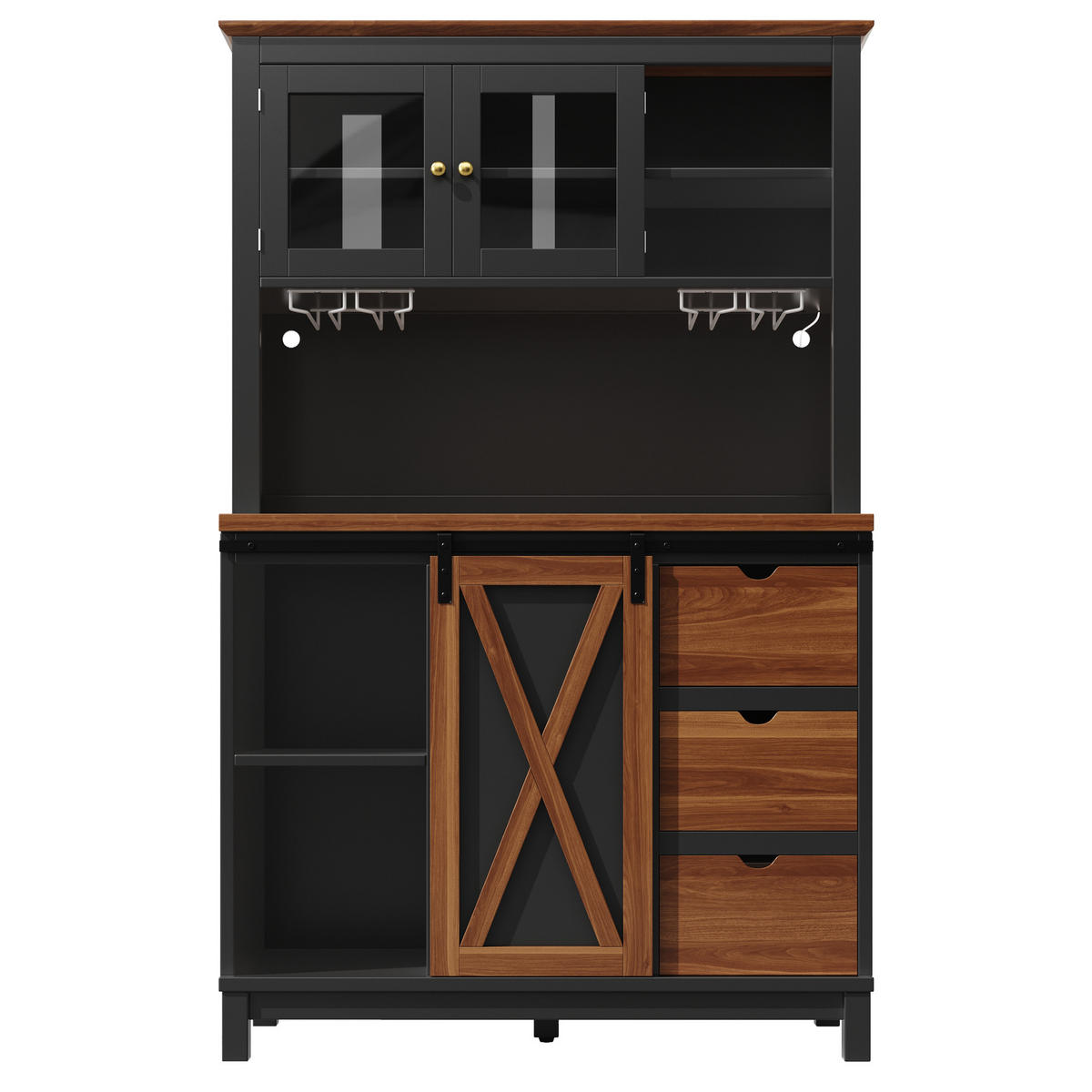 SIDEBOARD 105/30/81,5 cm mit Schublade, verstellbaren Einlegeböden und Kippschutz, Weiß - Weiß, Holz (105/81.5/30cm) - Redom