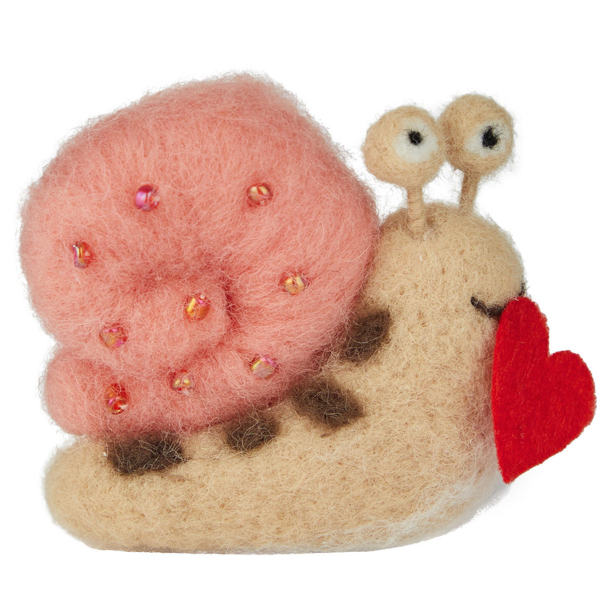 DEKOFIGUR Funky Friends Schnecke - Rosa, Textil (4.3/7/10cm) - Butlers