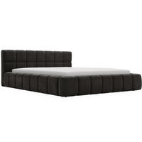 POLSTERBETT Alicante 180x200 Anthracite - Anthrazit, Textil (180/200cm) - Graingold