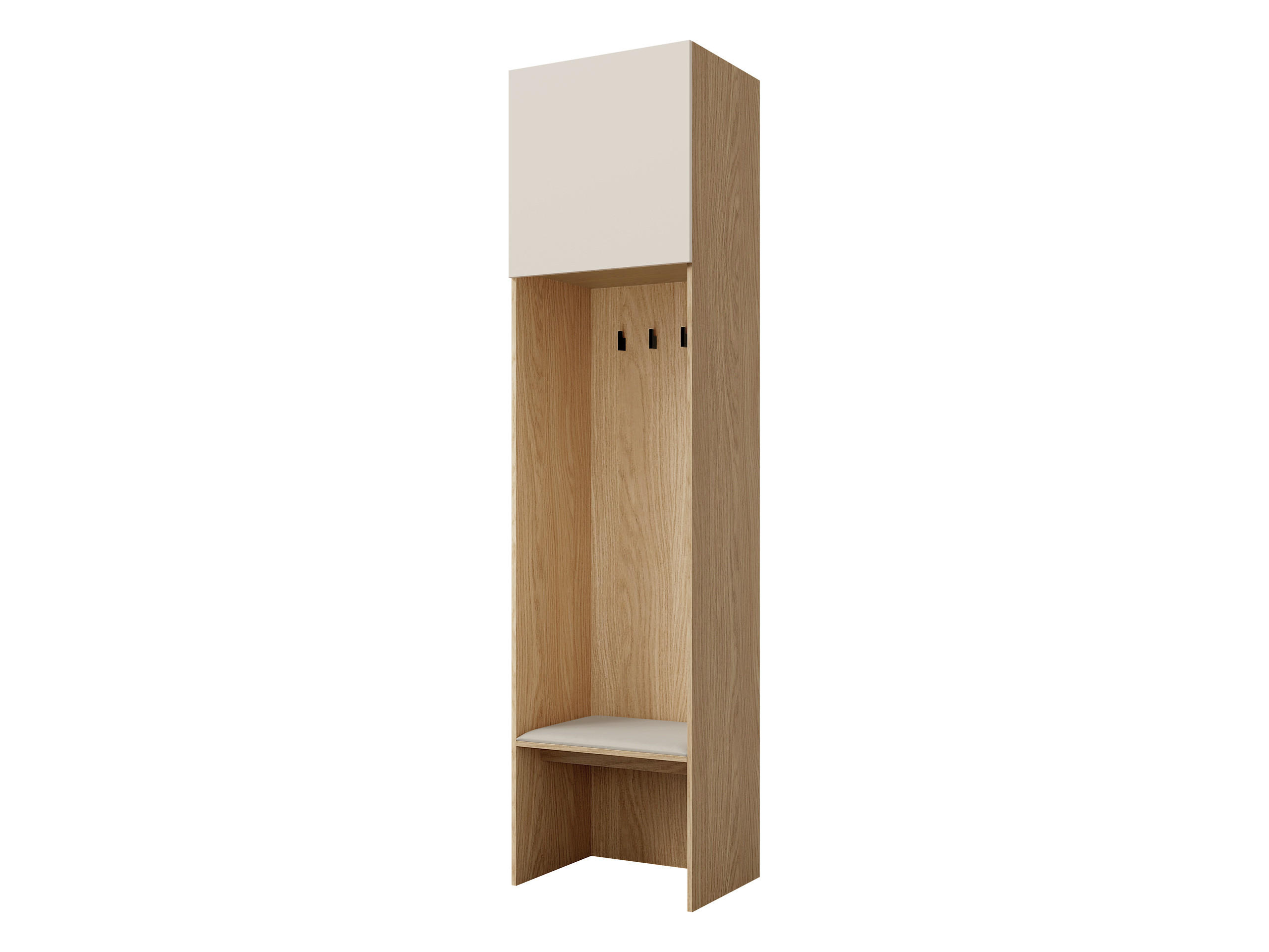 Mirjan24 Garderobe Eiche, Beige 58x237x47 cm