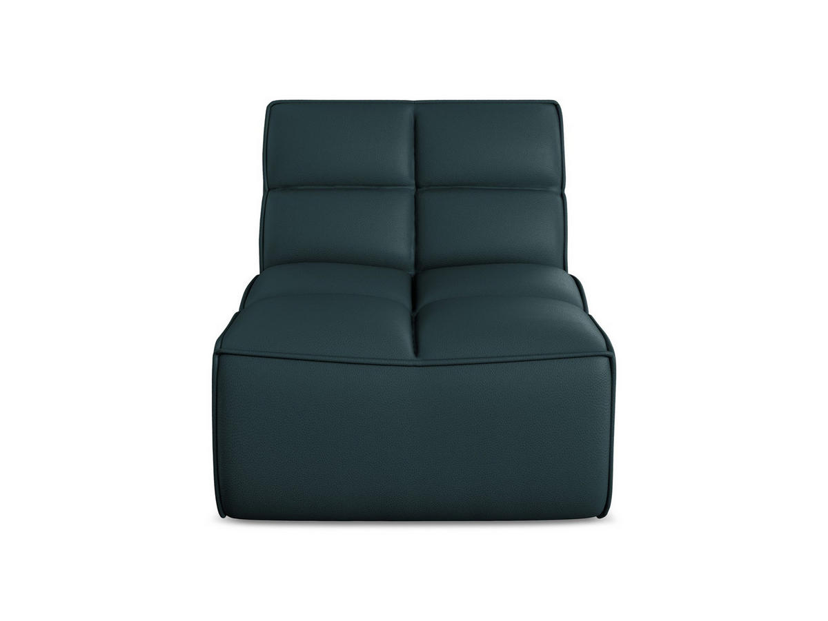 SESSEL Kunstleder Blau - Blau/Petrol, Leder/Kunststoff (80/75/93cm) - Makamii
