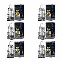 MENAGESET Basic transparent-silber 6-tlg. - Transparent/Silberfarben, Glas/Metall (10.5/22/11cm) - Ritzenhoff Breker