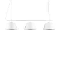 HÄNGELEUCHTE Oviedo, Weiß, 126cm - Weiß, Metall (126/126/25cm) - KOSILUM
