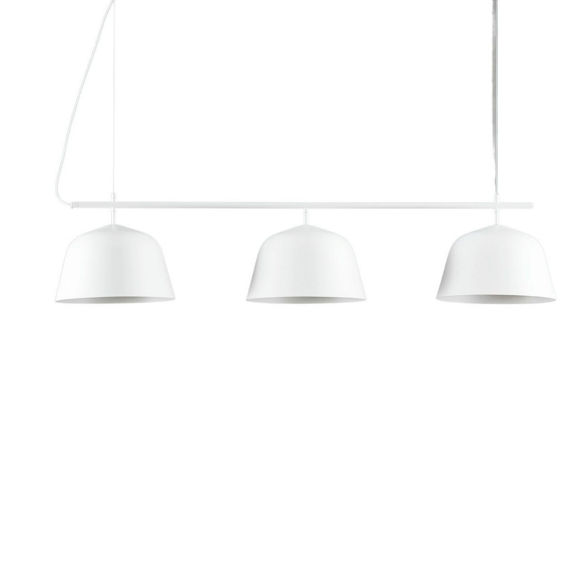 HÄNGELEUCHTE Oviedo, Weiß, 126cm - Weiß, Metall (126/126/25cm) - KOSILUM
