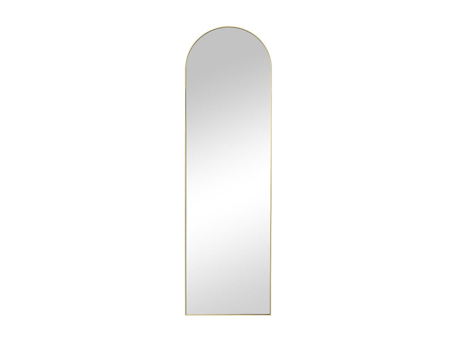 BOGENFÖRMIGER Spiegel zum Aufstellen - Metall - 50 x 170 cm - Goldfarben - MAILEN - Goldfarben, Metall (50/170/2cm) - Vente-Unique