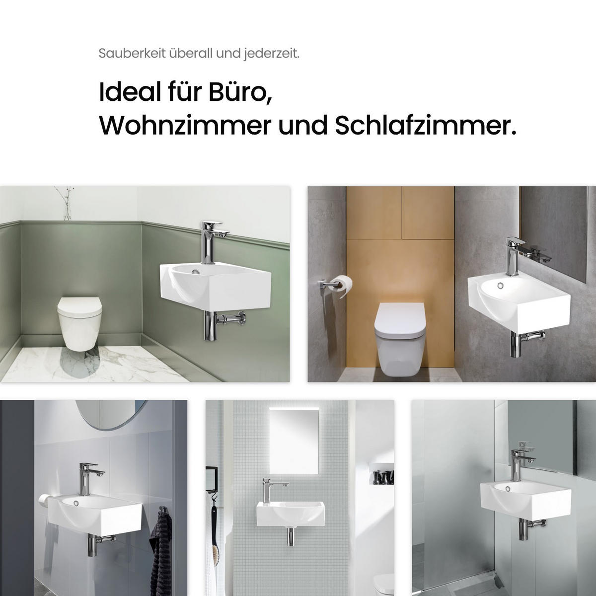 WASCHBECKEN Keramik Mit Hahnloch rechts Strahlend Weiß 40,5 / 28 / 14 cm - Weiß, Keramik (28/14/40.5cm) - EMKE